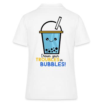 Bubble Tea - Polo Femme - blanc - Dos - Ailine (174cm)