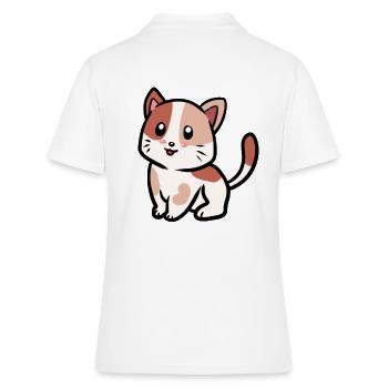 Chats Chats Kitten Bébé Animaux Animaux - Polo Femme - blanc - Dos - Ailine (174cm)