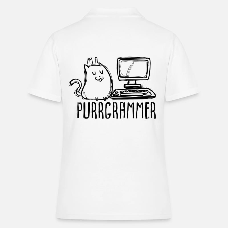 programmer - Women's Polo Shirt - white