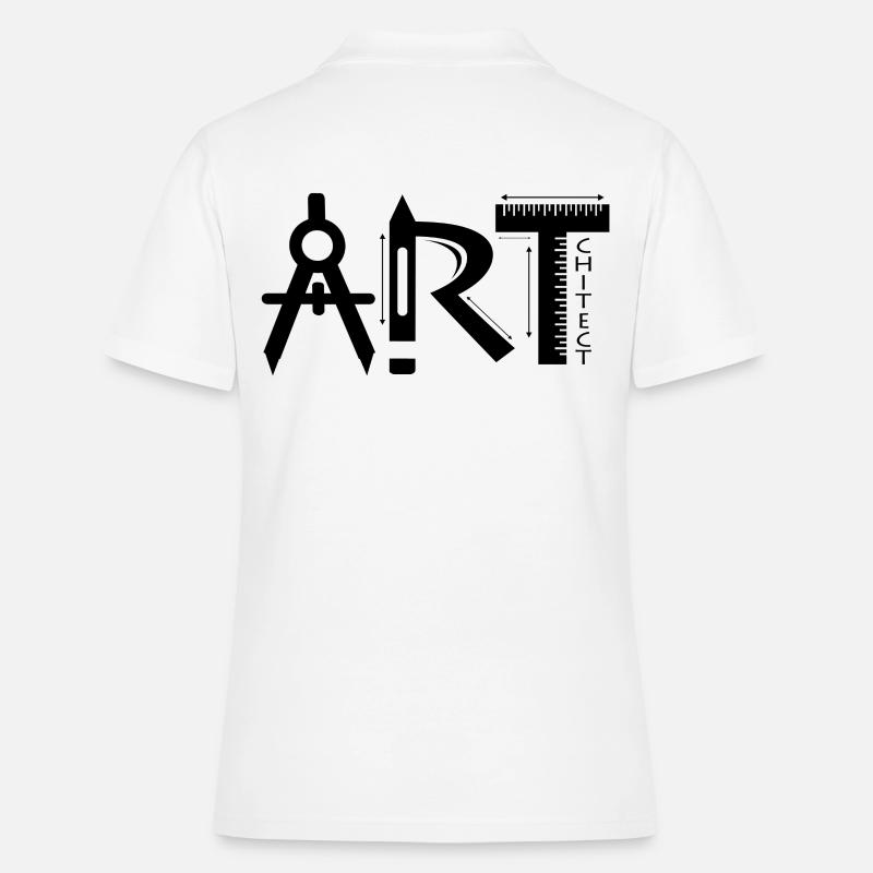 architect - Women's Polo Shirt - white
