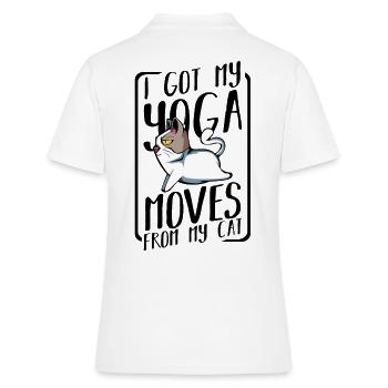 yoga - Polo Femme - blanc - Dos - Ailine (174cm)