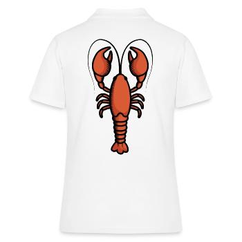 Fruits de mer au homard - Polo Femme - blanc - Dos - Ailine (174cm)