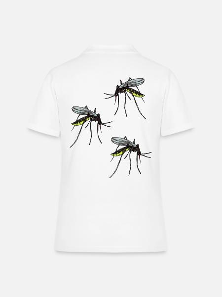 Insekten Blutsauger Mücke blutig Ungeziefer Mücken - Frauen Polo Shirt - Weiß