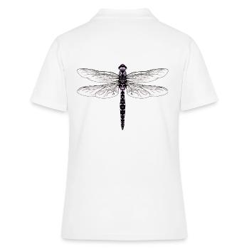 Libellule insecte insecte nature nature amoureux - Polo Femme - blanc - Dos - Ailine (174cm)