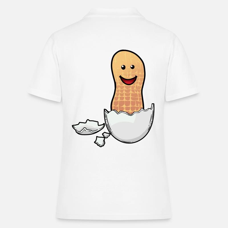 Peanut Baby EggShell Fantasy Happy Easter Egg - Polo Femme - blanc