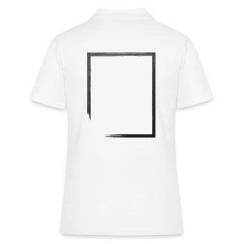Rectangle - Women's Polo Shirt - white - Back - Ailine (174cm)