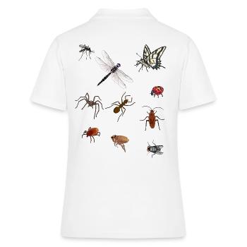 Nature nature nature nature nature faune forêt enfants - Polo Femme - blanc - Dos - Ailine (174cm)