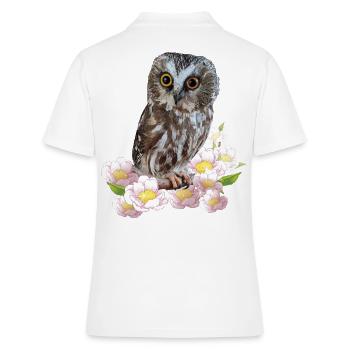 Hibou du Nord - Polo Femme - blanc - Dos - Ailine (174cm)