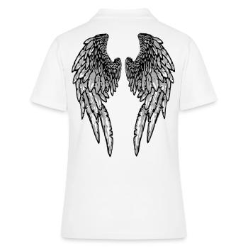 2reborn Angelwings Ange Aile Ange Devil bl - Polo Femme - blanc - Dos - Ailine (174cm)