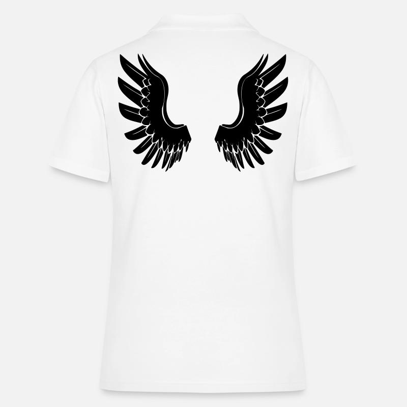 wings - Women's Polo Shirt - white