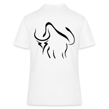 buffle - Polo Femme - blanc - Dos - Ailine (174cm)