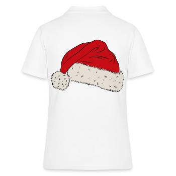 Père Noël Père Noël Père Noël - Polo Femme - blanc - Dos - Ailine (174cm)