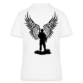 2reborn soldat soldat ange ailes d'aile d'ange h - Polo Femme - blanc - Dos - Ailine (174cm)