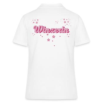 Vigneron Graduation cadeau vigneron - Polo Femme - blanc - Dos - Ailine (174cm)