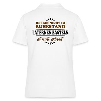 Lanternes de retraité de retraité - Polo Femme - blanc - Dos - Ailine (174cm)