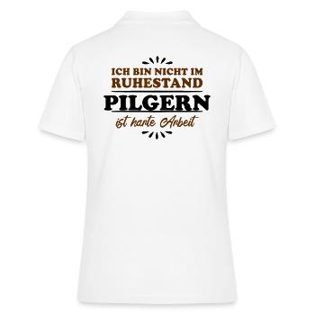Pèlerinage des retraités - Polo Femme - blanc - Dos - Ailine (174cm)