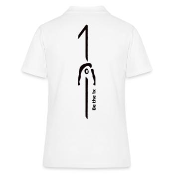 Soyez The 1x - Polo Femme - blanc - Dos - Ailine (174cm)