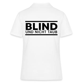 Chien-guide aveugle - Polo Femme - blanc - Dos - Ailine (174cm)