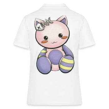 Mangas - Polo Femme - blanc - Dos - Ailine (174cm)