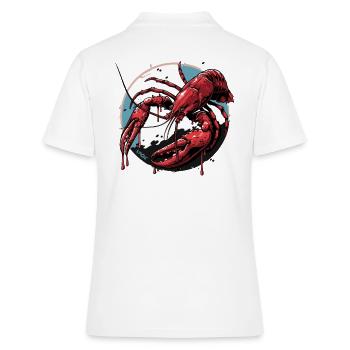 Retour et retour au homard - Polo Femme - blanc - Dos - Ailine (174cm)