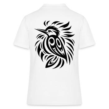 Specht Ureinwohner Amerikas Tierkreis - Frauen Polo Shirt - Weiß - Hinten - Ailine (174cm)