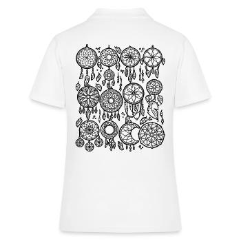 Attrape-rêves - Polo Femme - blanc - Dos - Ailine (174cm)
