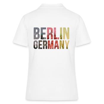 Berlin Allemagne Capitale - Polo Femme - blanc - Dos - Ailine (174cm)