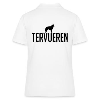 TERVUEREN Chiens de race Chien Wilsigns - Polo Femme - blanc - Dos - Ailine (174cm)