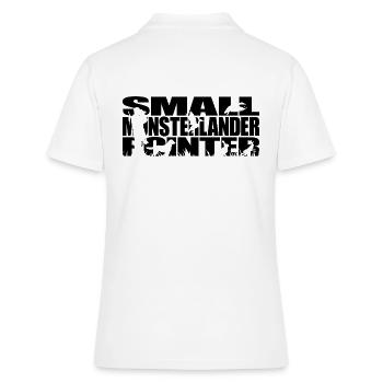 SMALL MUNSTERLANDER POINTER Hunting Dog Wilsign's Hunt - Women's Polo Shirt - white - Back - Ailine (174cm)