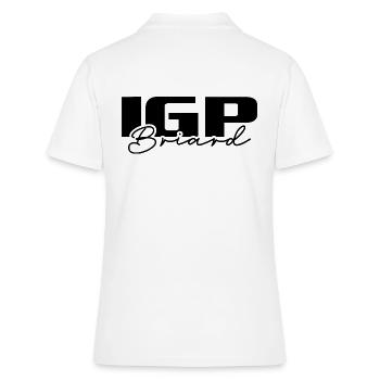 IGP BRIARD Wilsigns Sports canins - Polo Femme - blanc - Dos - Ailine (174cm)