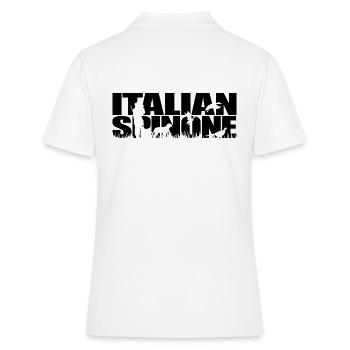 ITALIAN SPINONE Jagdhund Jagdhunde Wilsigns - Frauen Polo Shirt - Weiß - Hinten - Ailine (174cm)