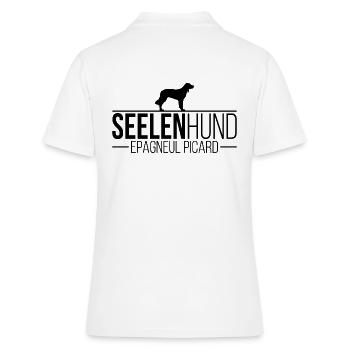 Epagneul Picard Seelenhund Hundespruch Hunde - Frauen Polo Shirt - Weiß - Hinten - Ailine (174cm)