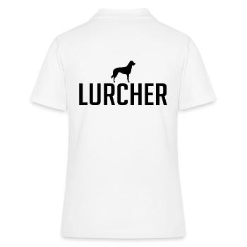 Lurcher Hunderasse Hunde Wilsigns - Frauen Polo Shirt - Weiß - Hinten - Ailine (174cm)