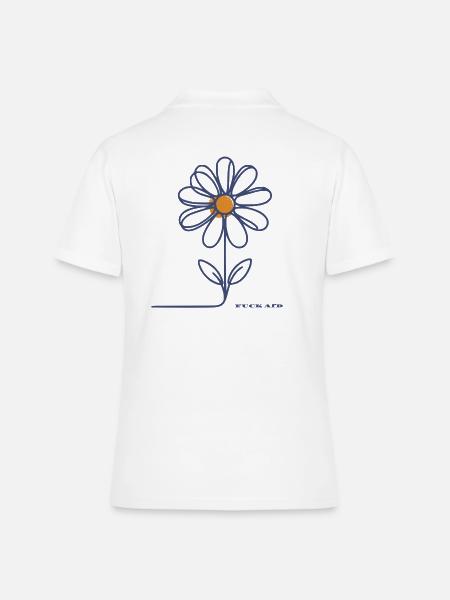f*ck AfD - Frauen Polo Shirt - Weiß