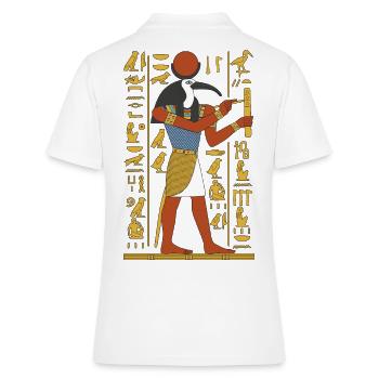 , dieu de la Sagesse - Polo Femme - blanc - Dos - Ailine (174cm)