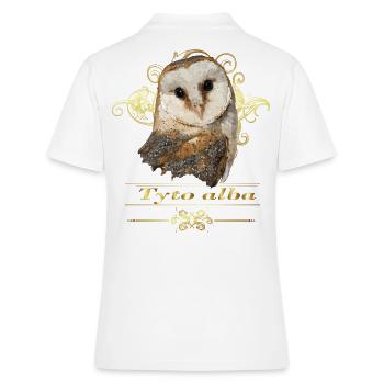 Hibou de cloche - Polo Femme - blanc - Dos - Ailine (174cm)