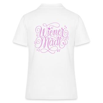 Viennese Girls - Women's Polo Shirt - white - Back - Ailine (174cm)
