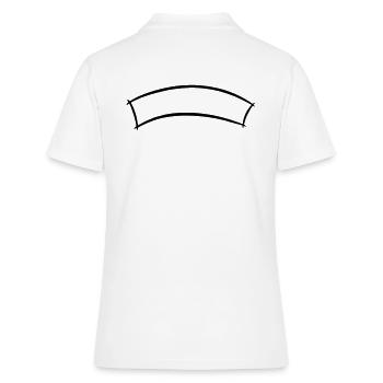 Bannière décorative, Titre/En-tête du cadre de texte - Polo Femme - blanc - Dos - Ailine (174cm)