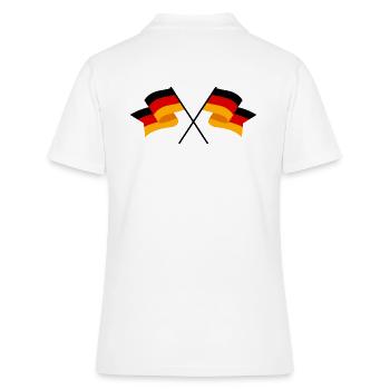 Drapeau allemand drapeau allemand - Polo Femme - blanc - Dos - Ailine (174cm)