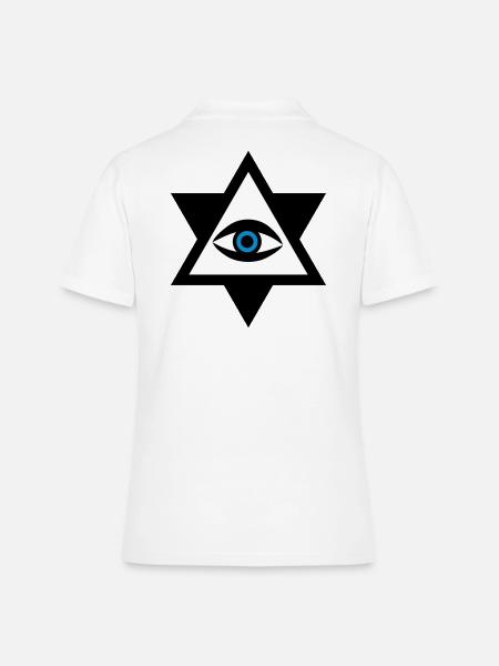 L'oeil de Dieu 3c - Polo Femme - blanc