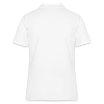 Wir Wandeln Nach Glauben, Nicht Nach Sicht - Frauen Polo Shirt - Weiß - Hinten - Ailine (174cm)