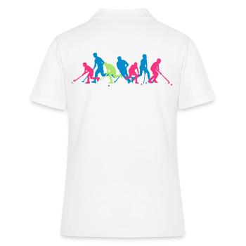 Hockey Crew Joueur - Polo Femme - blanc - Dos - Ailine (174cm)