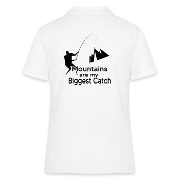 Servus Alpin Mountaineers Randonnée en montagne Escalade - Polo Femme - blanc - Dos - Ailine (174cm)