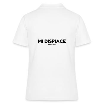Mi dispiace sarkasmo - Frauen Polo Shirt - Weiß - Hinten - Ailine (174cm)