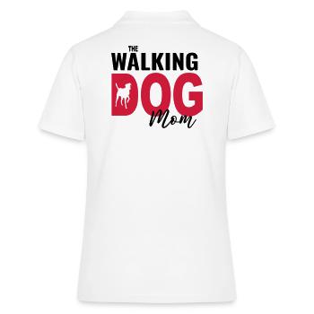 Hund lustig Gassi Frauchen Hundemama Hundehalter - Frauen Polo Shirt - Weiß - Hinten - Ailine (174cm)