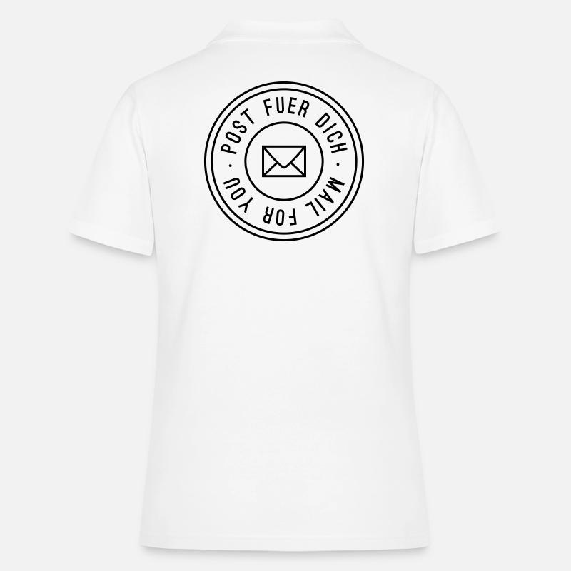 UNE Post pour vous - Polo Femme - blanc