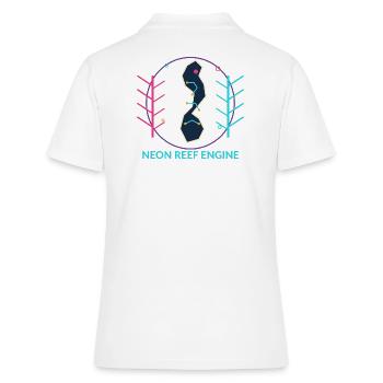 Neon Reef Engine - Women's Polo Shirt - white - Back - Ailine (174cm)