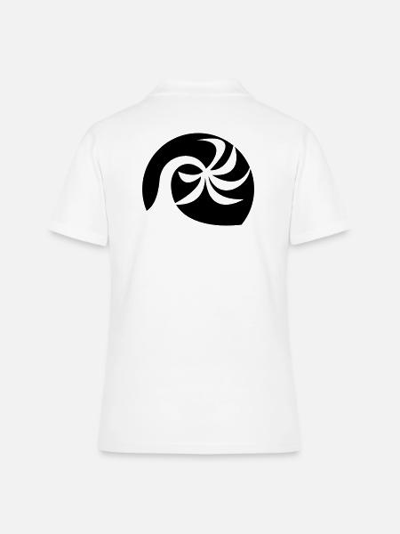 Plage de palmiers - Polo Femme - blanc
