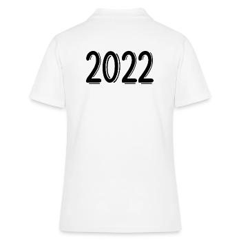 2022 - Frauen Polo Shirt - Weiß - Hinten - Ailine (174cm)