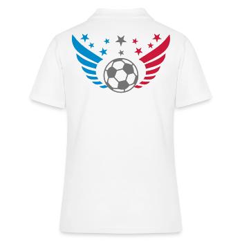 Football Fluegel France La France 3c - Women's Polo Shirt - white - Back - Ailine (174cm)